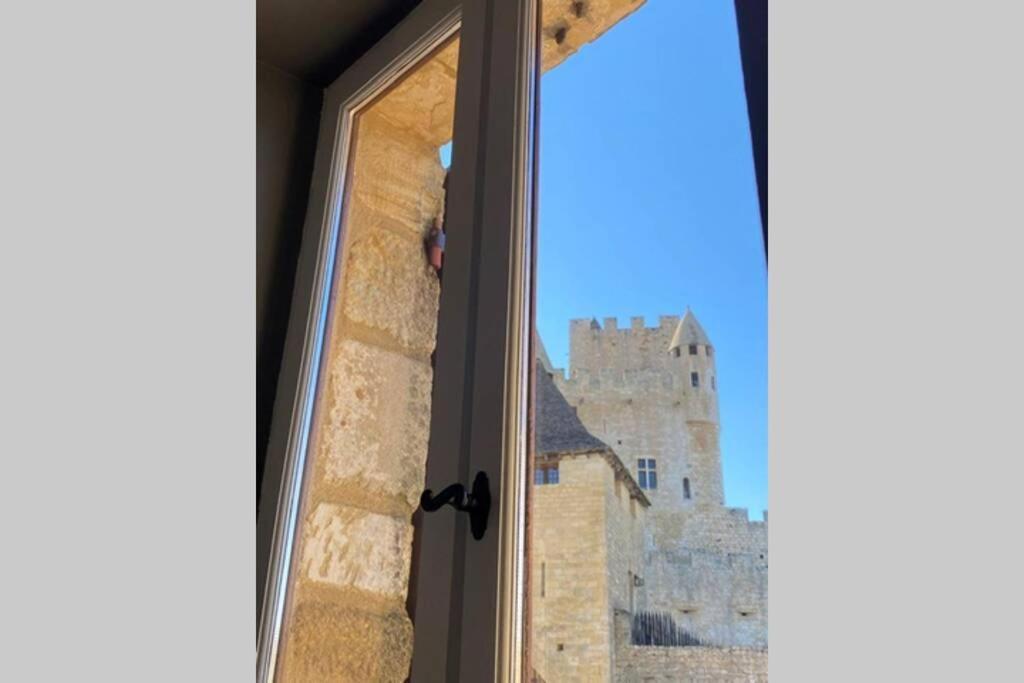 La Croquante face au château Beynac-et-Cazenac Exterior foto